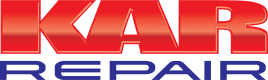 Kar Repair and Services LLC logo with the word 'Kar' in red and the word 'Repair' in blue.